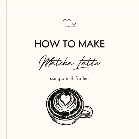 How to make Matcha Latte using a Milk Frother