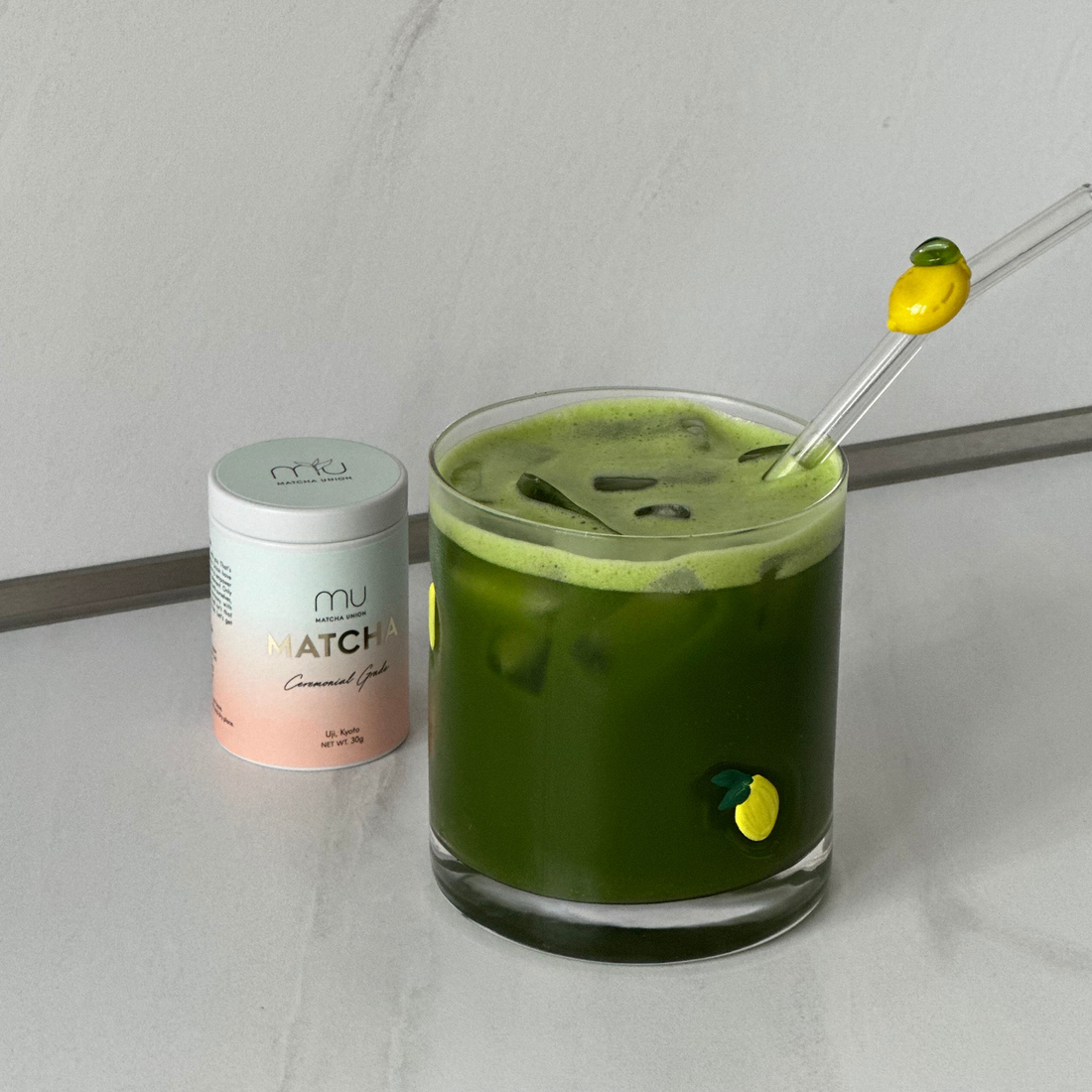 Yuzu Sparkling Matcha