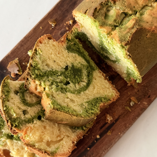 Matcha Marble Cake