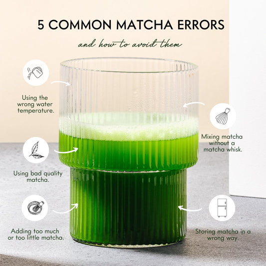 Common errors when making matcha and how to avoid them